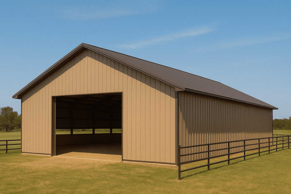 The Benefits of Steel Horse Arenas for All-Weather Riding